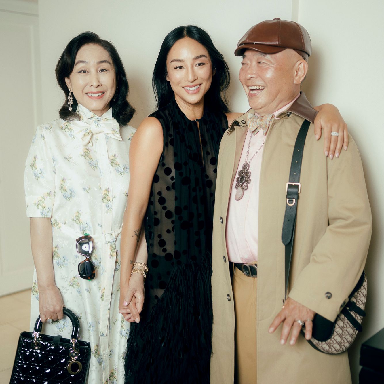 Greta Lee Brought Her Mum And Dad To The Dior Show