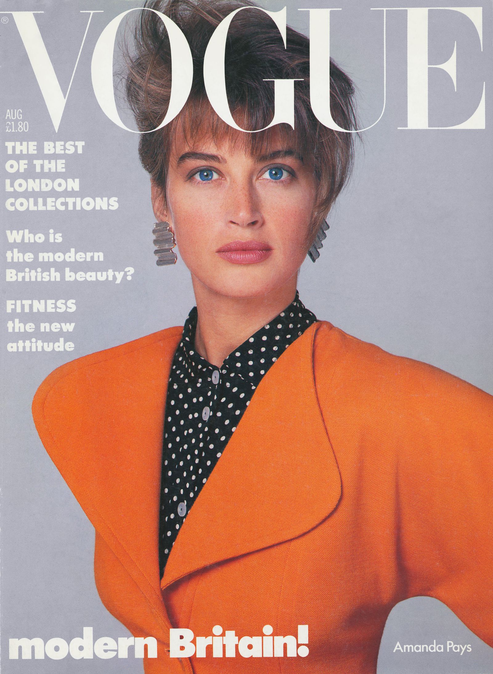 Image may contain Amanda Pays Publication Adult Person Magazine Face and Head