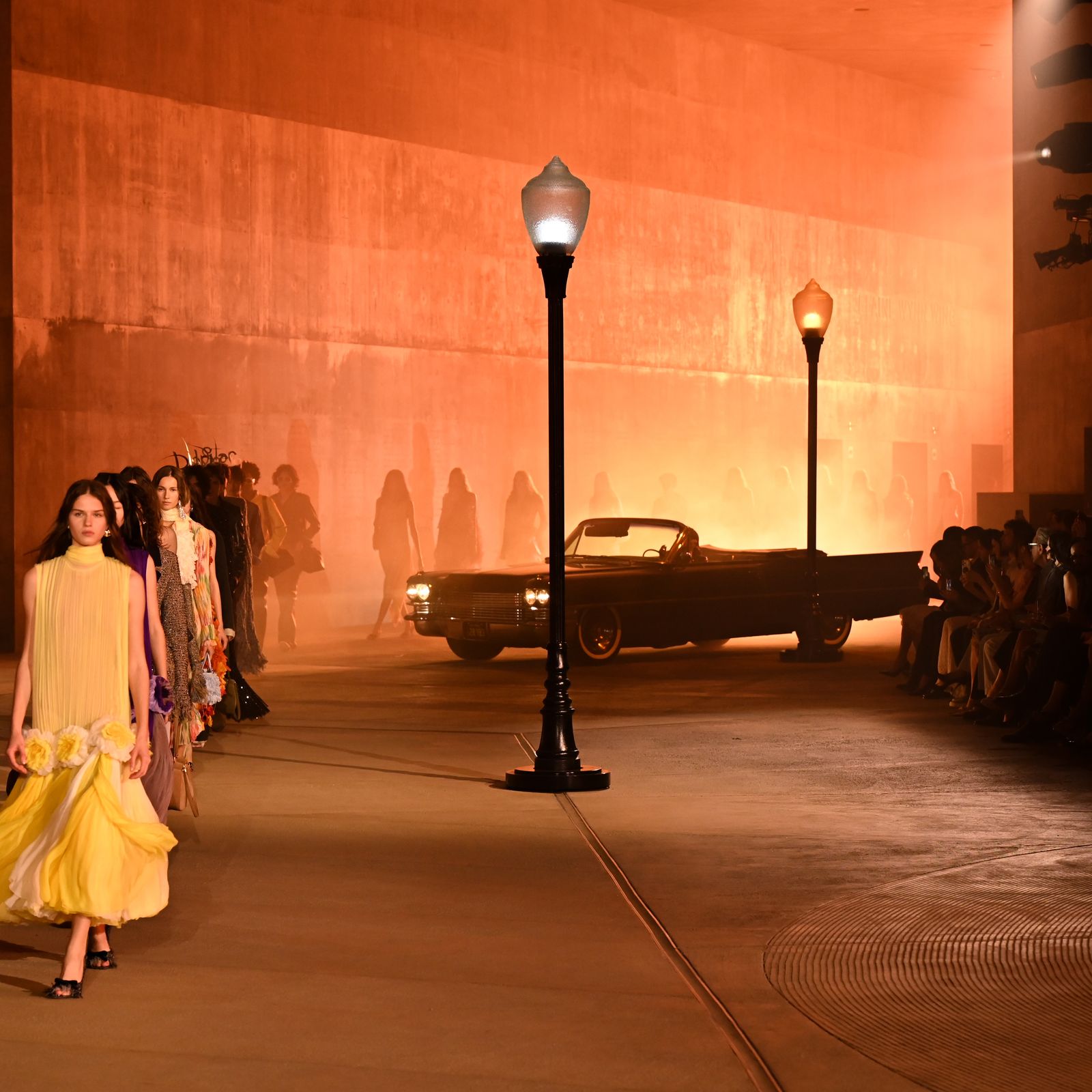 On The Ground At Dior’s Cinematic Cruise Show In Hollywood
