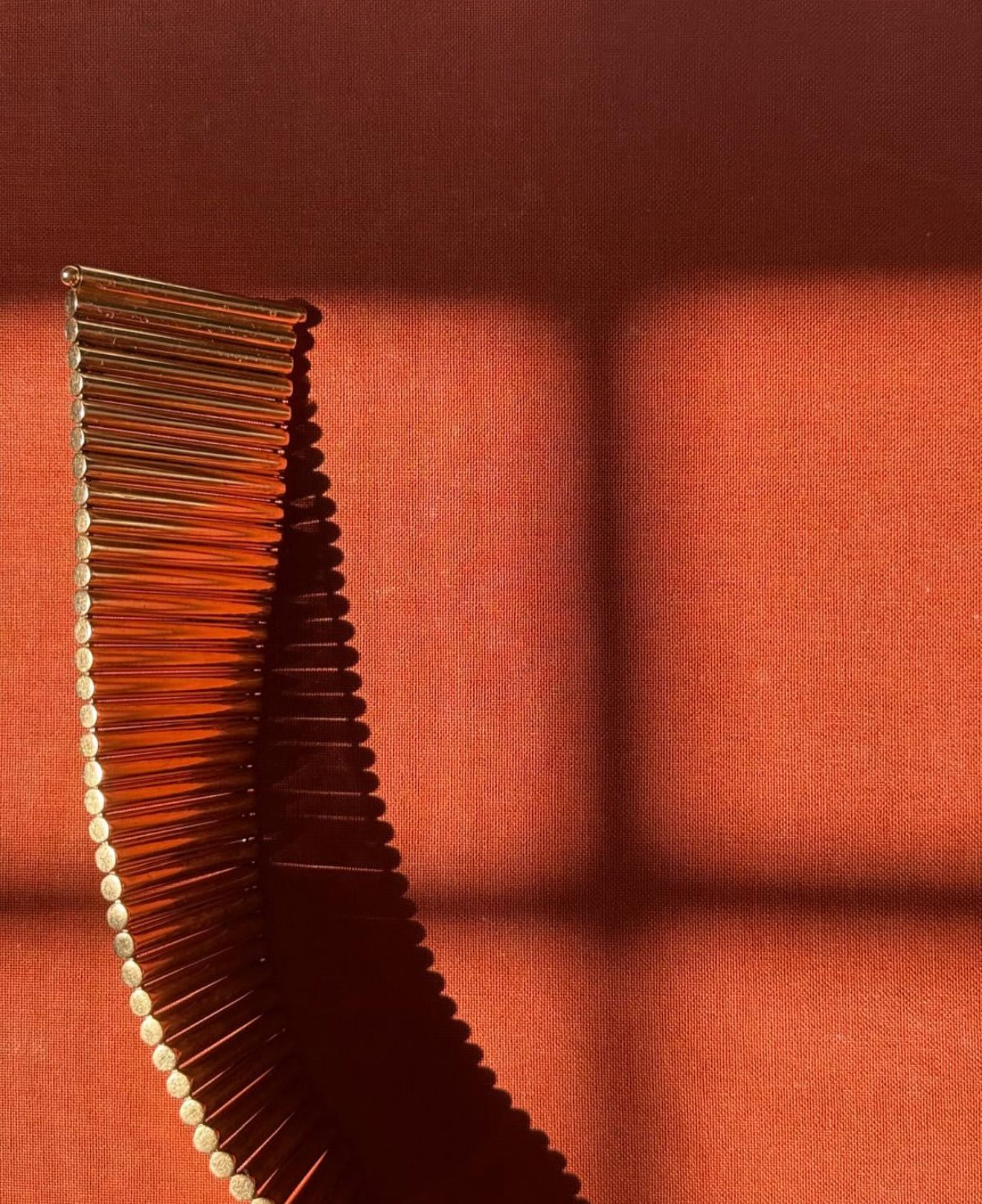 Wide ribbed bracelet by Ilaria Icardi.