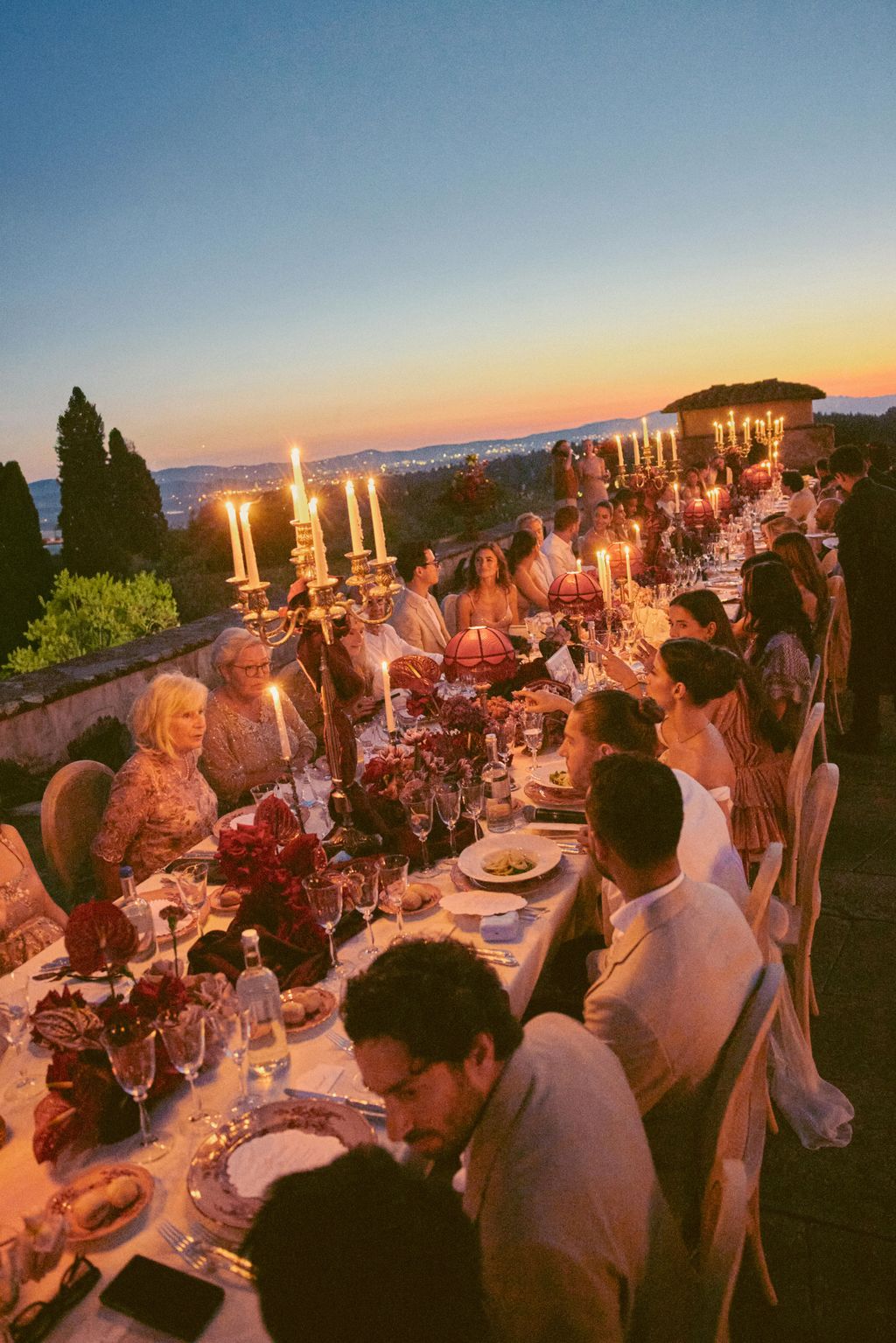 Image may contain Laurence Tubiana Adult Person Indoors Fun Hall Brunch Food Face Head and Festival