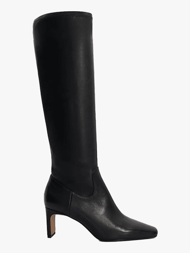 Image may contain Clothing Footwear Shoe Boot Riding Boot and High Heel