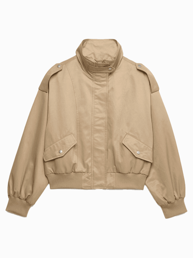 Image may contain Clothing Coat Jacket and Khaki
