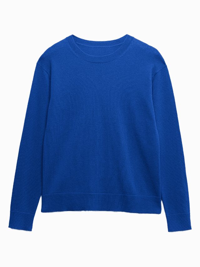 Image may contain Clothing Long Sleeve Sleeve Knitwear Sweater and Sweatshirt