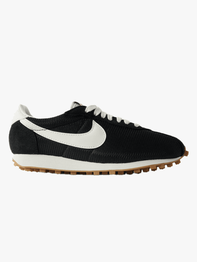Image may contain Clothing Footwear Shoe Suede Sneaker and Running Shoe