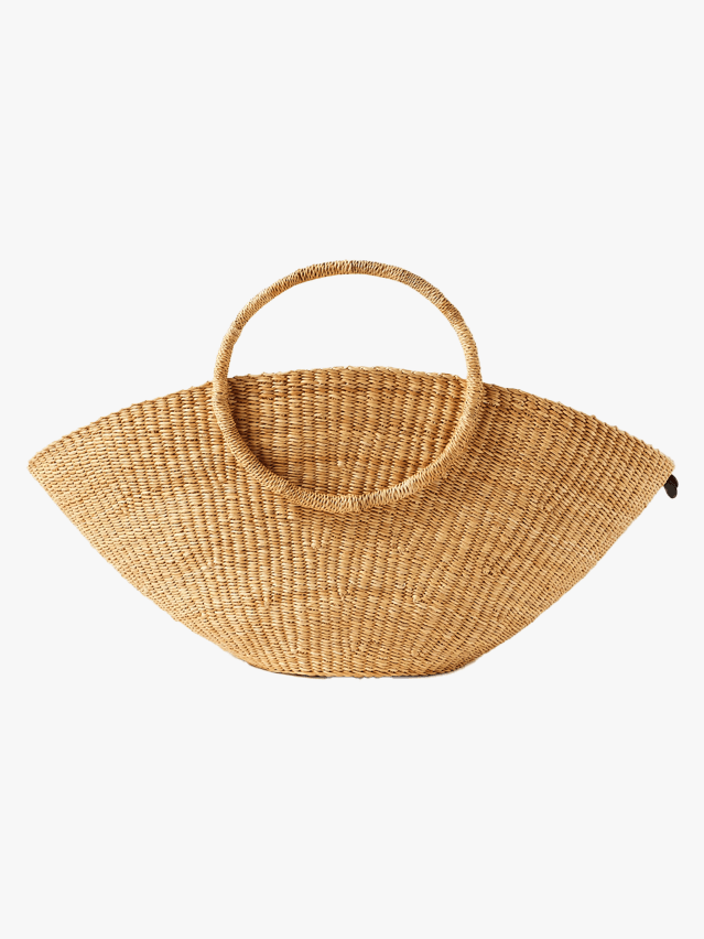Image may contain Clothing Hat Accessories Bag Handbag and Basket