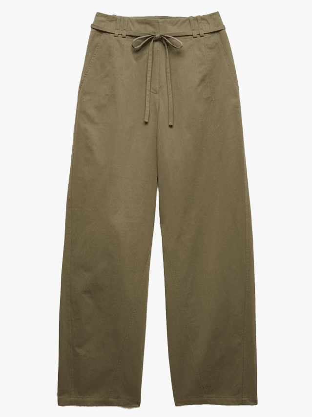 Image may contain Clothing Pants Khaki Shorts and Coat